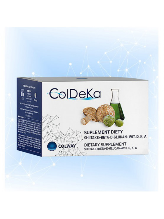ColDeKa - Shiitake + Beta D + Glucan + Витамини D, K, A ColDeKa - Shiitake + Beta D + Glucan + Витамини D, K, A