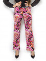 Цветен дамски панталон с ластик
