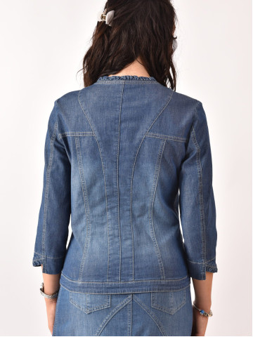 Дамско дънково сако - летен деним САРА