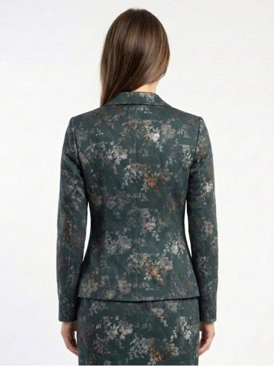 Дамско сако с флорален принт Цвети Дамско сако с флорален принт Цвети